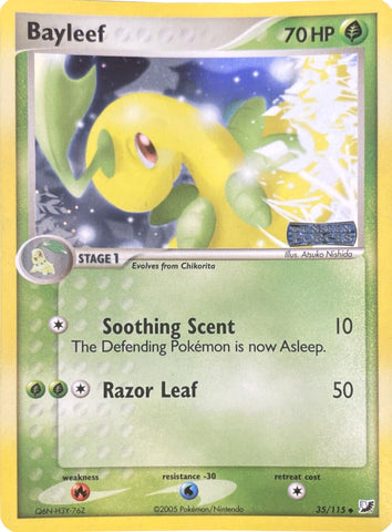 Bayleef (35/115) (Estampado) [EX: Fuerzas Ocultas]