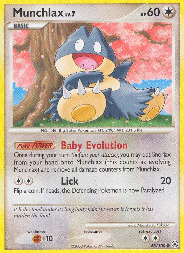 Munchlax (68/100) [Diamant & Perle : Aube Majestueuse]