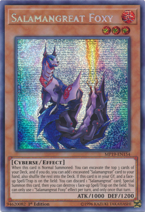 Salamangrande Foxy [MP19-SP154] Rara Secreta Prismática