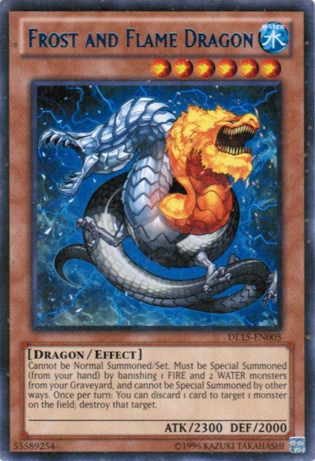 Dragon de Givre et de Flamme (Bleu) [DL15-FR005] Rare