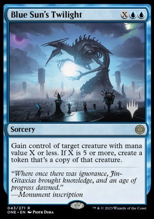 Crépuscule du Soleil Bleu (Pack promo) [Phyrexia : Tous seront un promos]