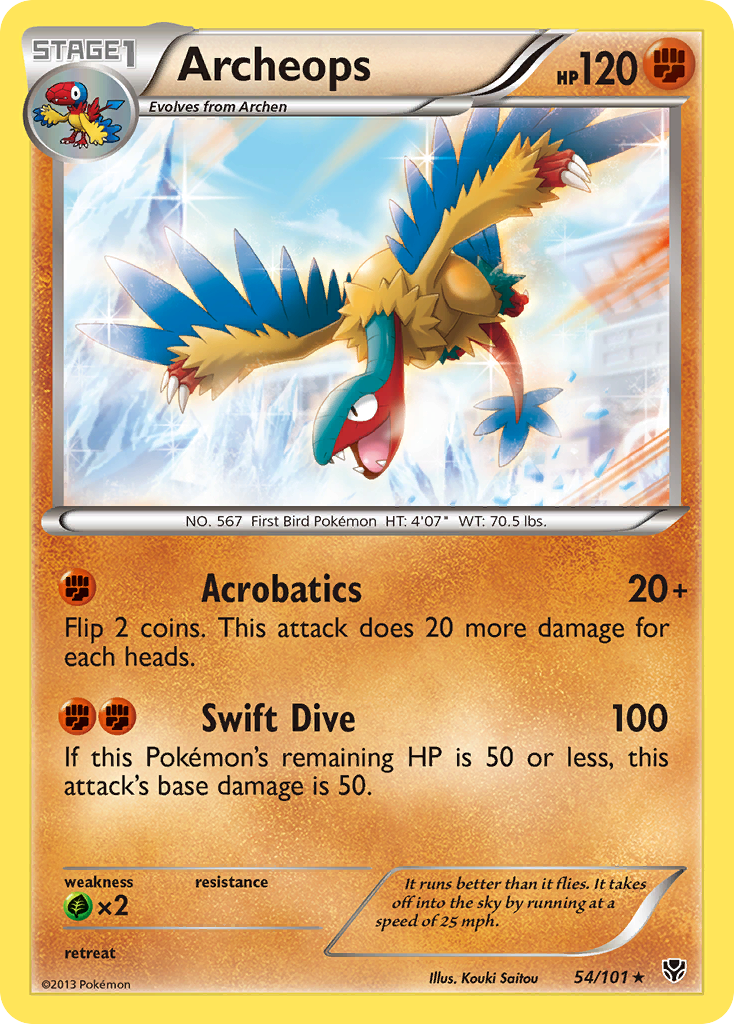 Archeops (54/101) [Noir & Blanc : Explosion Plasma]