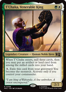 T'Chaka, Rey Venerable (Lámina Oleaje) [Commander de Marvel Superhéroes]