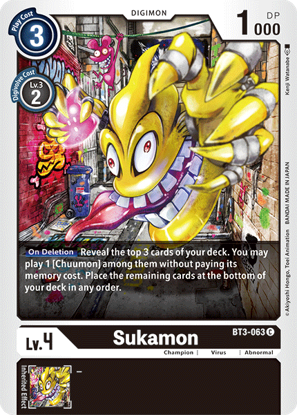 Sukamon [BT3-063] [Lanzamiento de Booster Especial Ver.1.5]