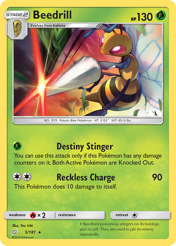Beedrill (5/181) [Sol y Luna: Unión de Aliados]