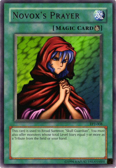 Prière de Novox [TP2-008] Rare