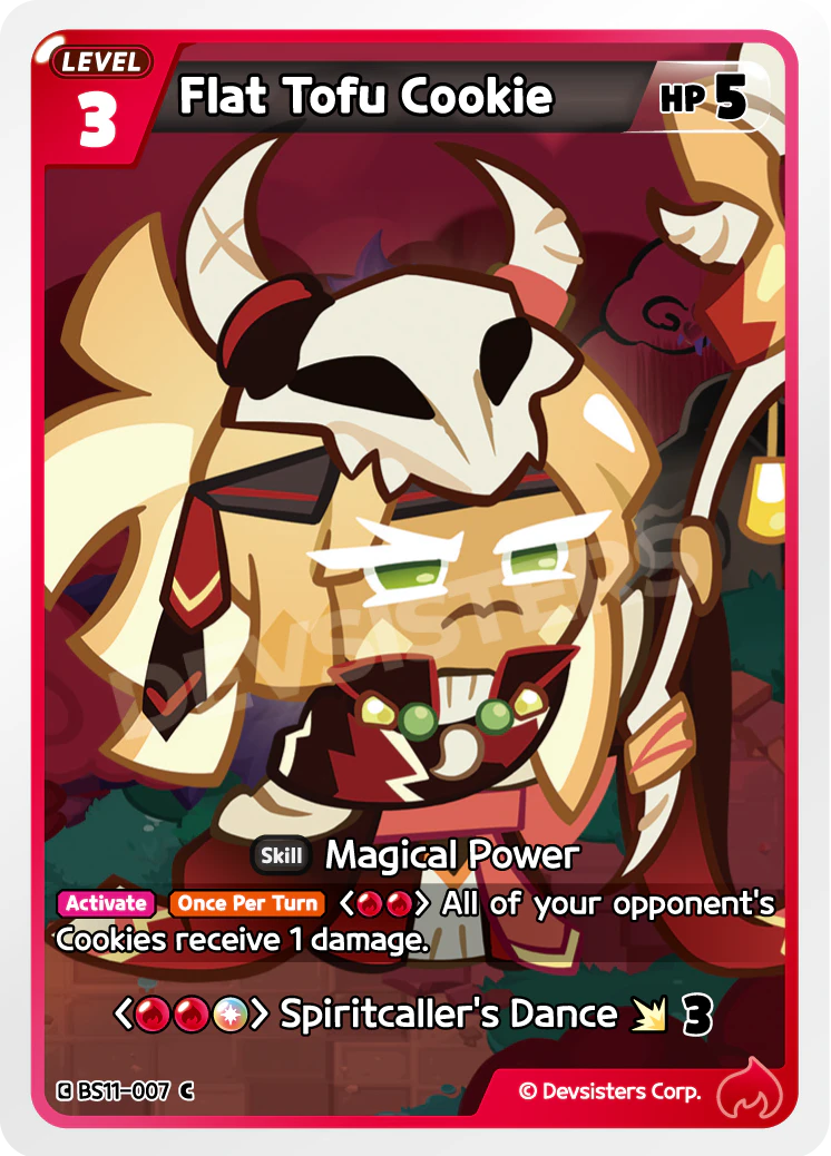 Image for Flat Tofu Cookie (BS11-007) (BS11) - CookieRun: Braverse TCG