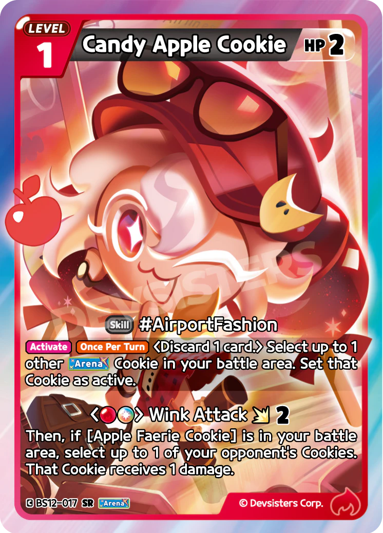 Image for Candy Apple Cookie (BS12-017) (BS12) - CookieRun: Braverse TCG