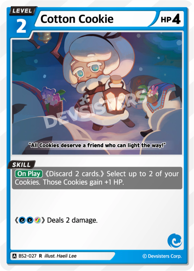Image for Cotton Cookie (BS2-027) (BS2) - CookieRun: Braverse TCG