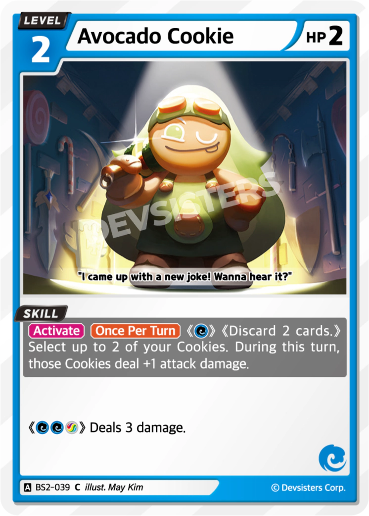 Image for Avocado Cookie (BS2-039) (BS2) - CookieRun: Braverse TCG
