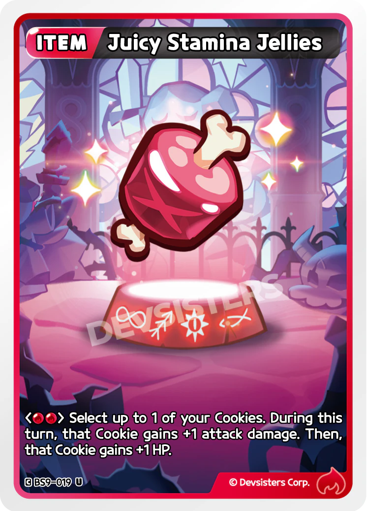 Image for Juicy Stamina Jellies (BS9-019) (BS9) - CookieRun: Braverse TCG