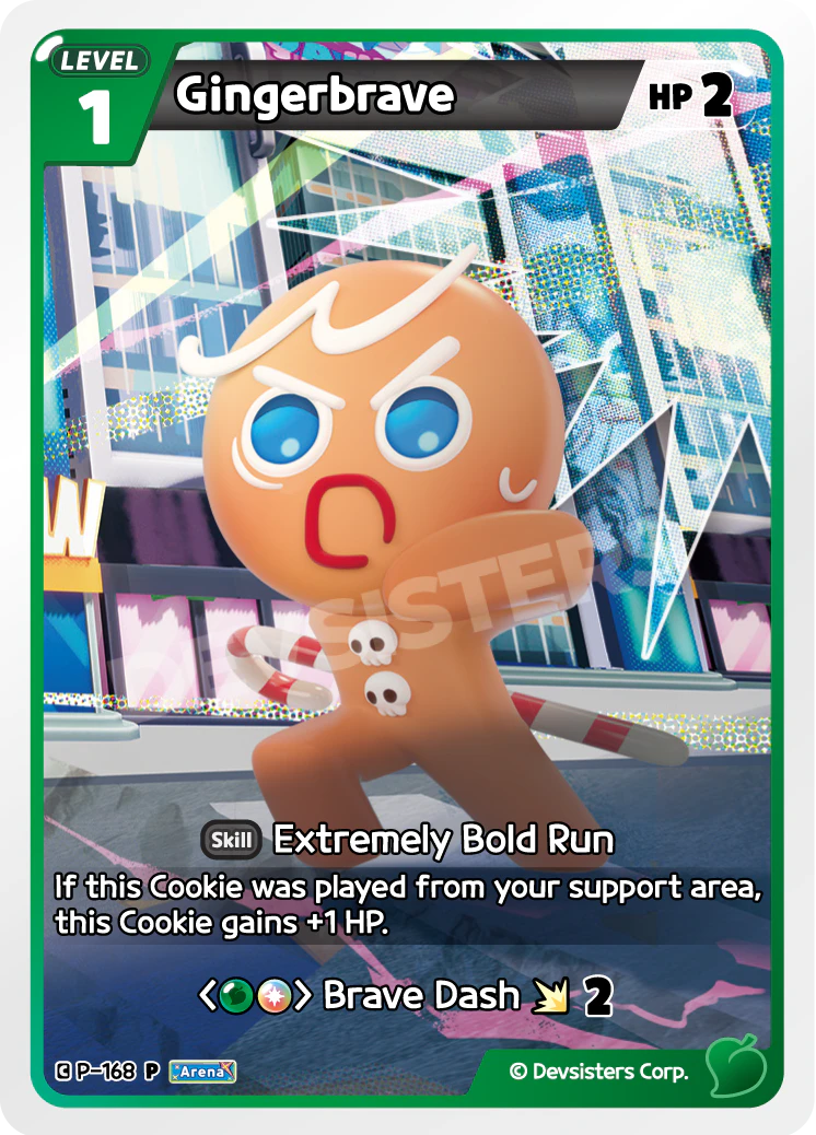 Image for Gingerbrave (P-168) (P) - CookieRun: Braverse TCG