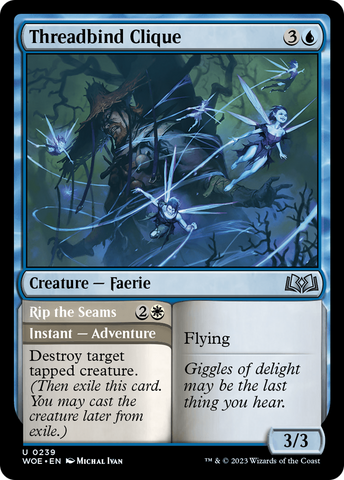 Clica Hilorresta // Desgarrar las Costuras [Wilds of Eldraine]