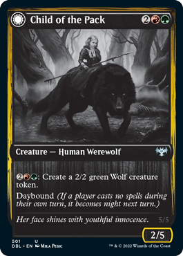 Niña de la Manada // Compañera salvaje de la manada [Innistrad: Doble función]
