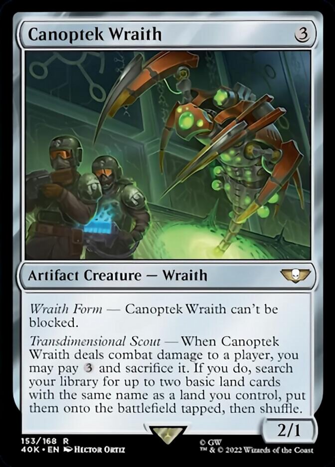 Spectre Canoptek (Aluminium brillant) [Warhammer 40,000]