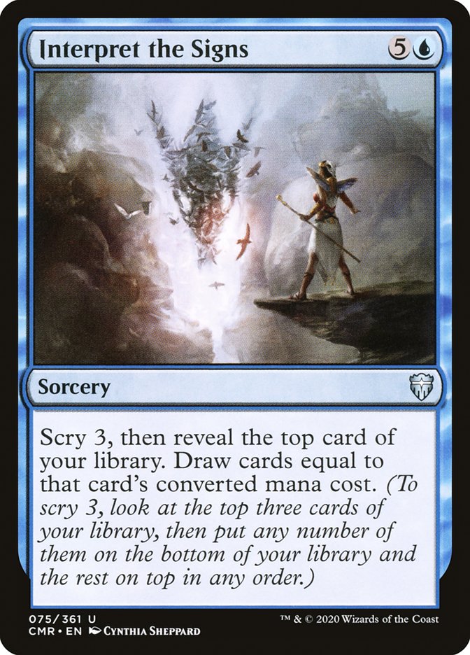Interpretar las señales [Commander Legends]