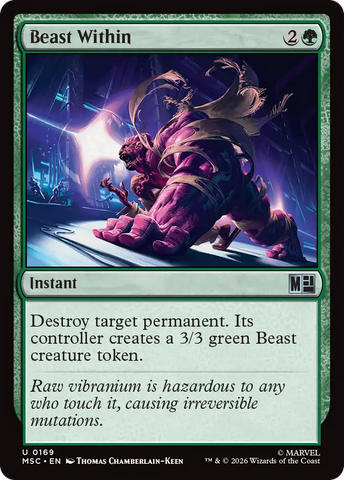 La Bestia Interior [Marvel Super Heroes Commander]