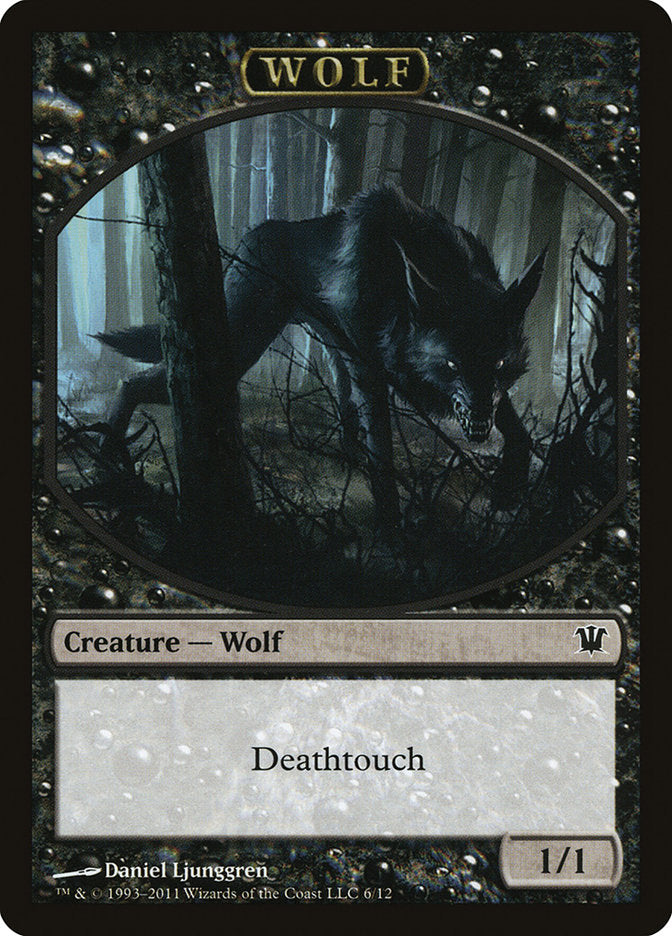 Jeton Loup (6/12) [Jetons d'Innistrad]