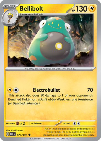 Bellibolt (077/197) [Escarlata y Púrpura: Llamas Obsidianas]