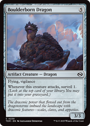 Dragón nacido de Roca [Tarkir: Tormenta de dragones]