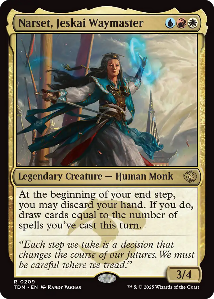 Narset, maîtresse de la Voie jeskai [Tarkir : Rafale draconique]
