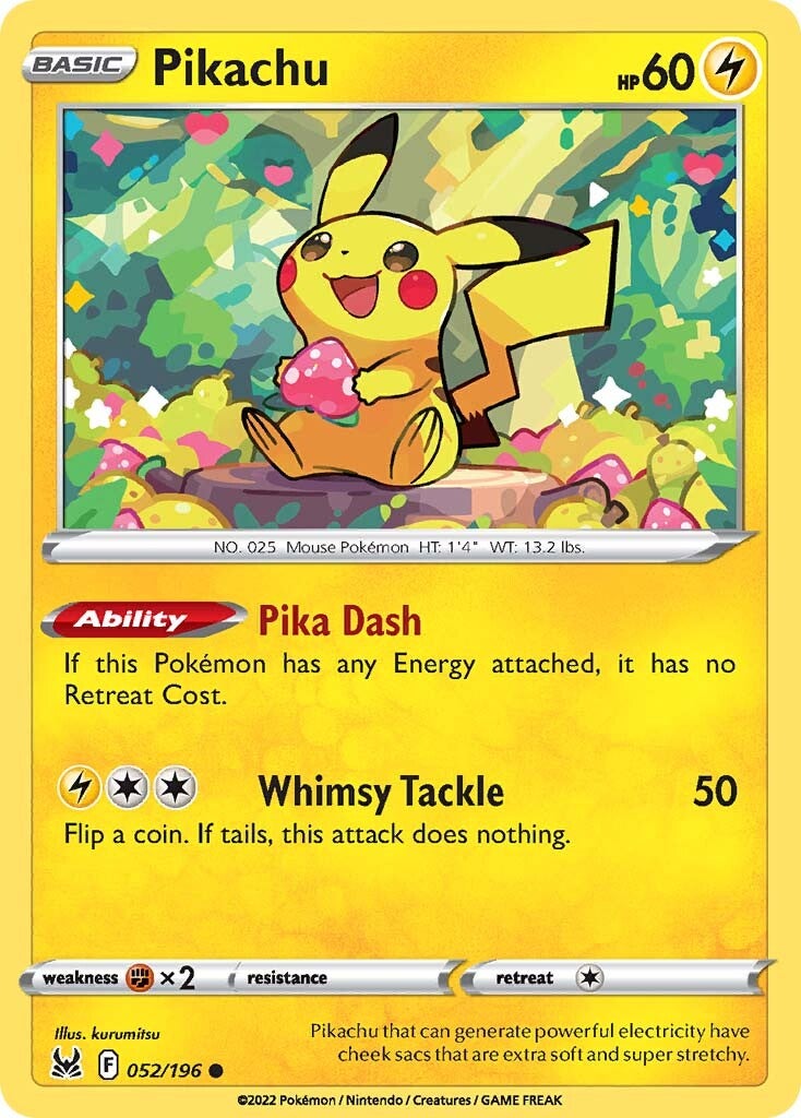 Pikachu (052/196) [Espada y Escudo: Origen Perdido]