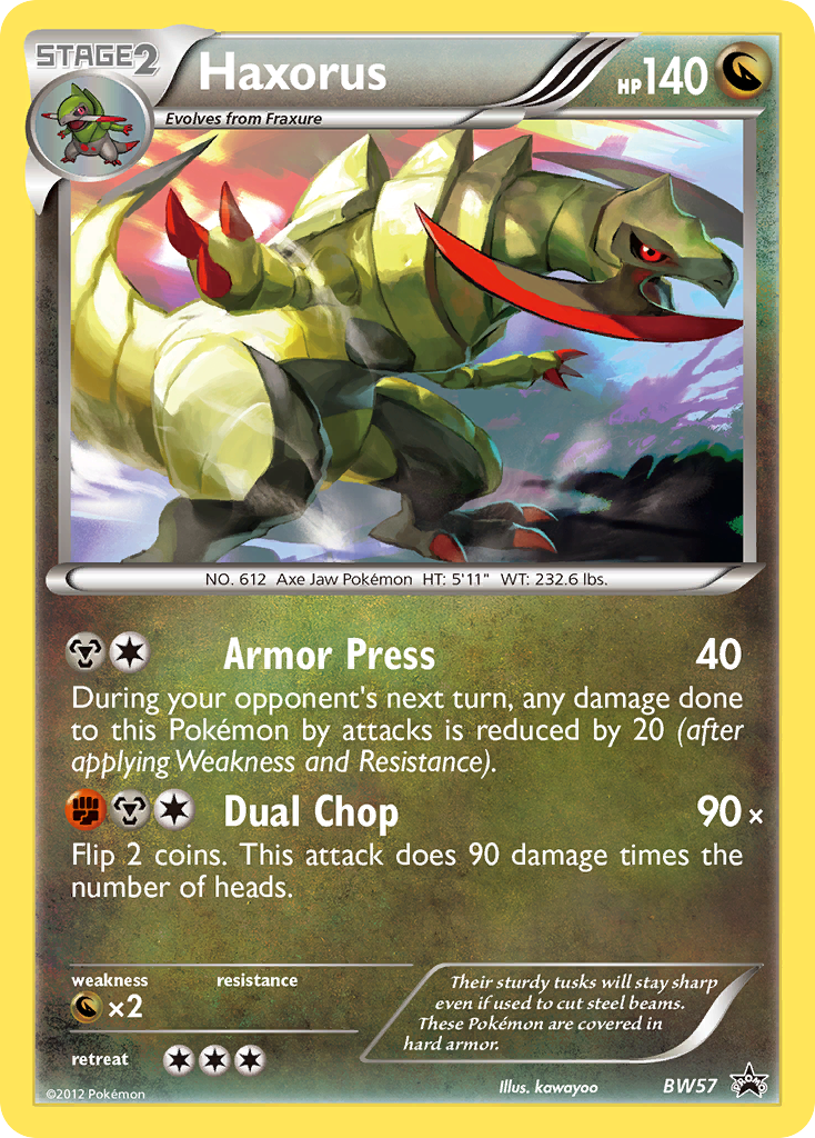 Haxorus (BW57) [Noir & Blanc : Promos Étoiles Noires]