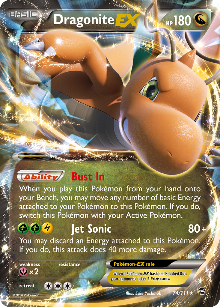 Dracolosse EX (74/111) [XY : Poings Furieux]