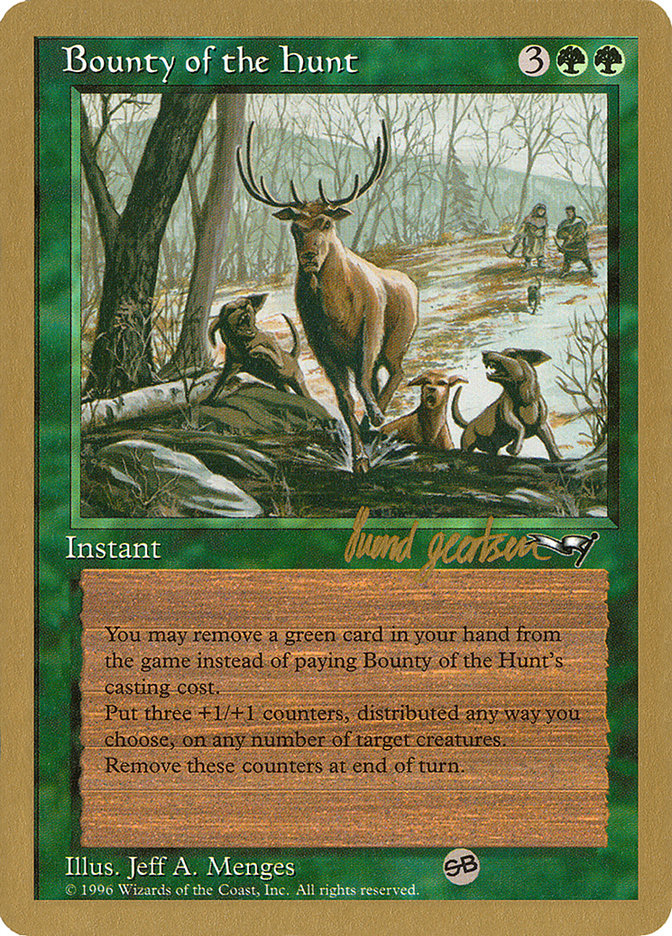 Abondance de la Chasse (Svend Geertsen) (SB) [Decks des Championnats du Monde 1997]