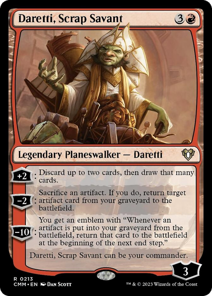 Daretti, Ingénieur Ferrailleur [Commander Masters]