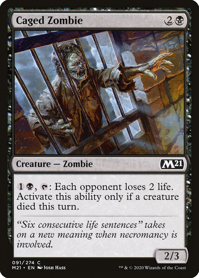 Zombie en cage [Édition de base 2021]