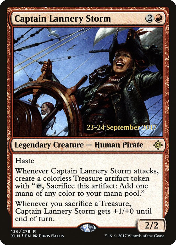 Capitaine Lannery Storm [Cartes promo d'avant-première Ixalan]