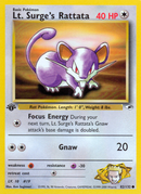 Rattata du Lt. Surge (82/132) [Gym Heroes 1re édition]