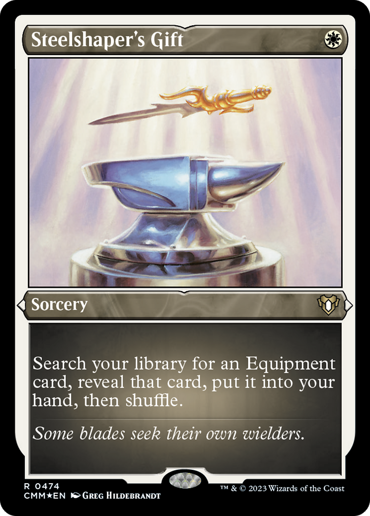Don du forge-acier (Foil gravé) [Commander Masters]