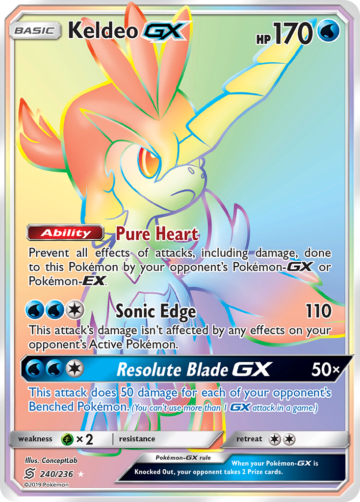 Keldeo GX (240/236) [Soleil et Lune : Harmonie des Esprits]