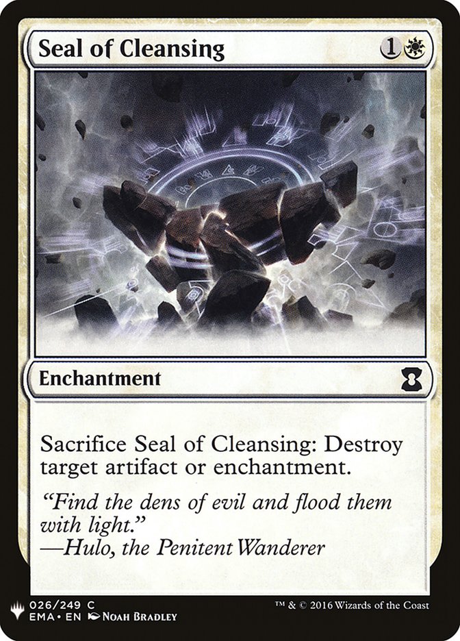 Sceau de purification [Mystery Booster]