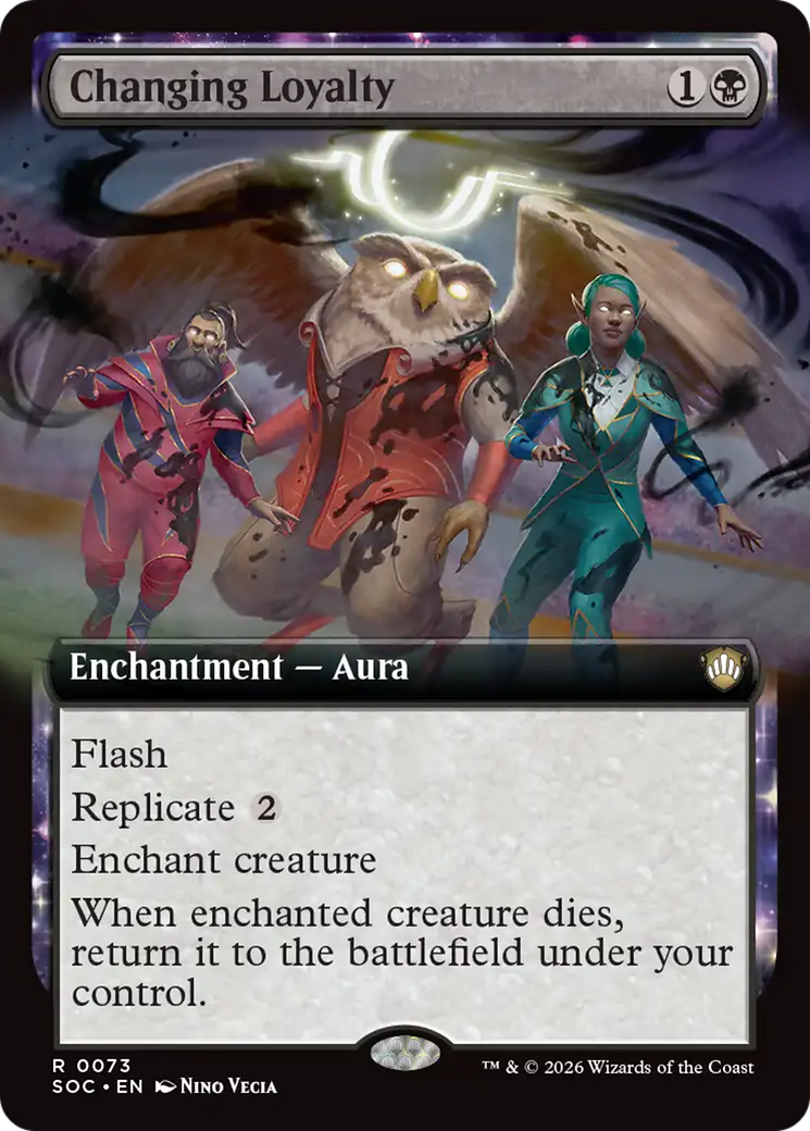 Cambio de lealtad (Arte extendido) [Commander: Secretos de Strixhaven]