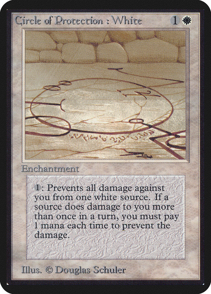 Cercle de Protection : Blanc [Édition Alpha]