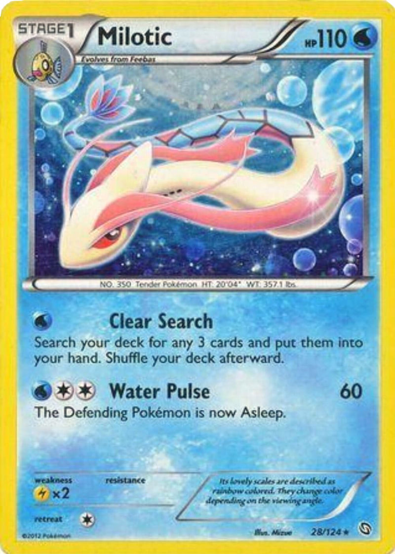 Milotic (28/124) (Holográfica Cosmos) [Negro y Blanco: Dragones Majestuosos]