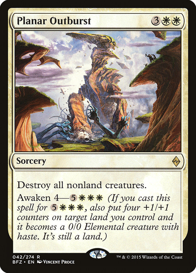 Explosion planaire [Bataille de Zendikar]