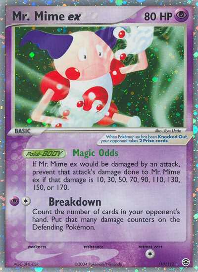 M. Mime ex (110/112) [EX : Rouge Feu & Vert Feuille]