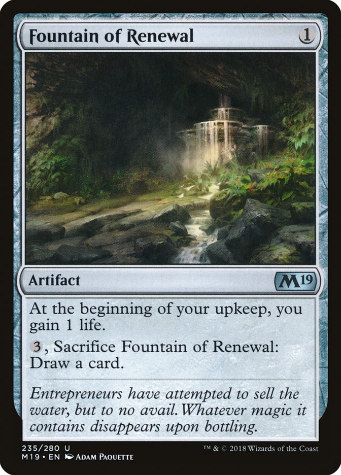Fontaine de jouvence [Édition de base 2019]