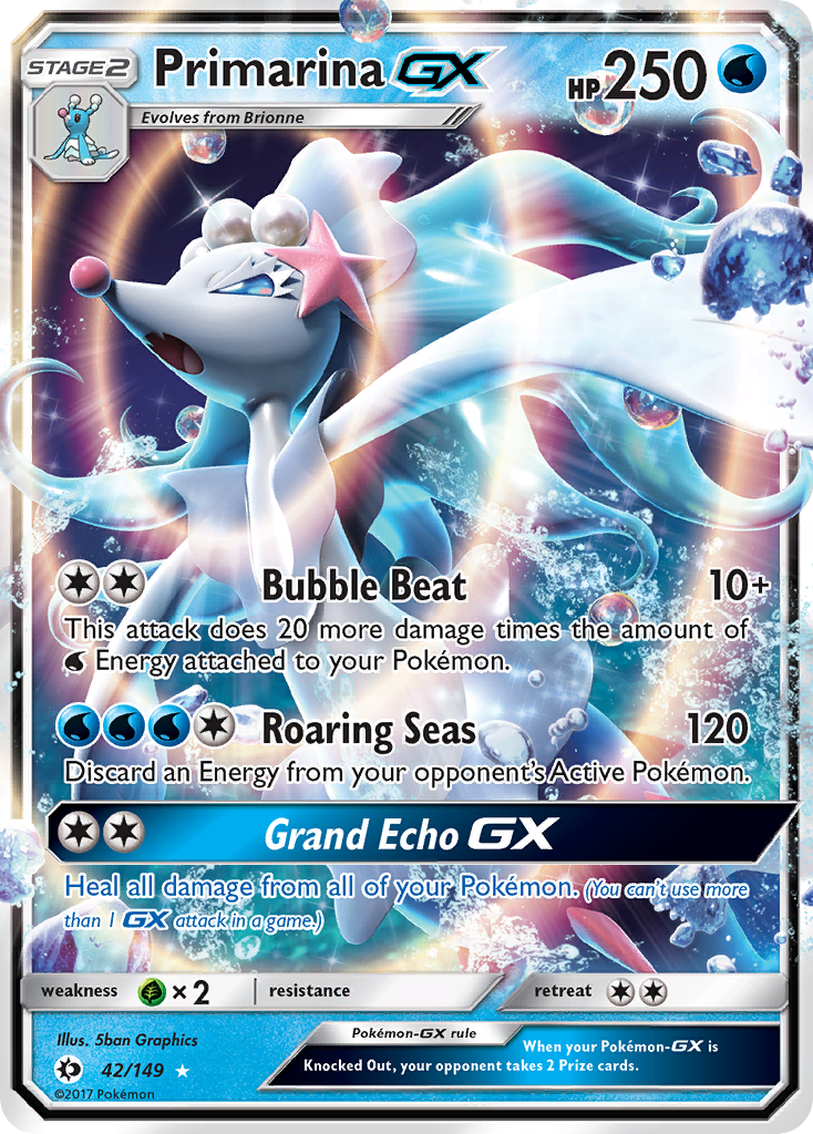 Primarina GX (42/149) [Soleil et Lune : Set de Base]