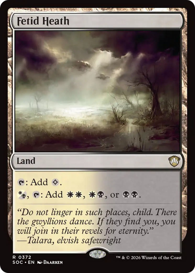 Páramo fétido [Commander: Secretos de Strixhaven]