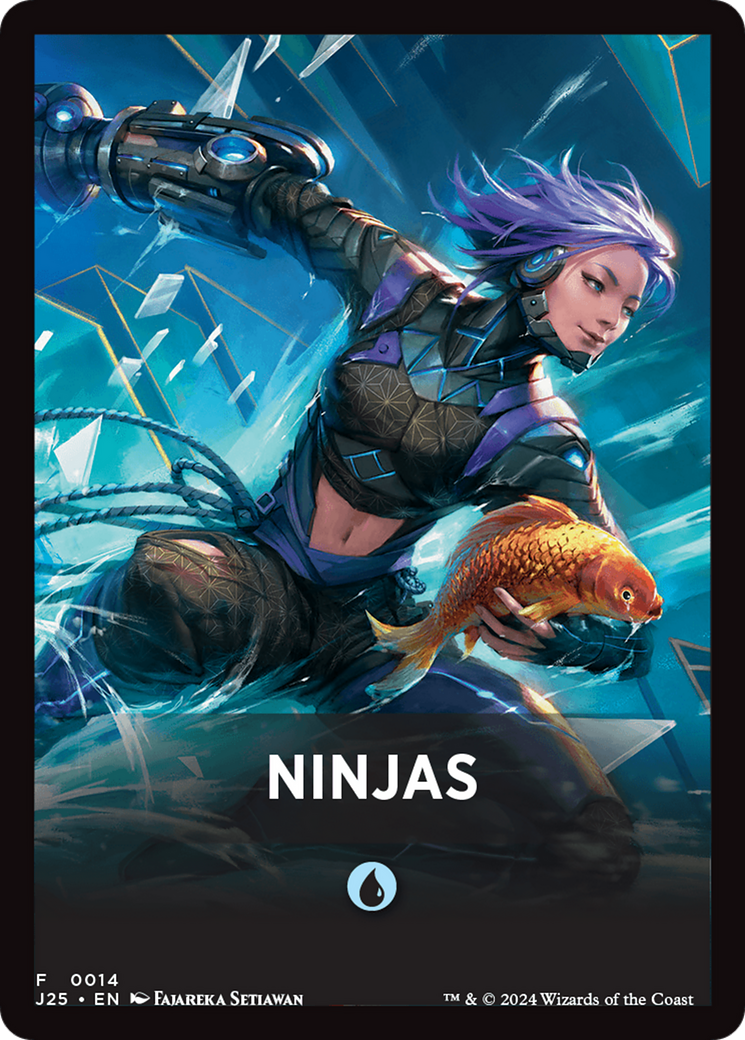 Carte à thème Ninjas [Cartes recto Jumpstart Fondations]