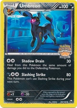 Noctali (60/108) (Carte Promo D'arbitre, Championnat Régional) [Noir & Blanc : Explorateurs Obscurs]