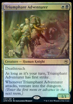 Aventurier triomphant [Dungeons & Dragons: Aventures au pays des Royaumes oubliés Prerelease Promos]