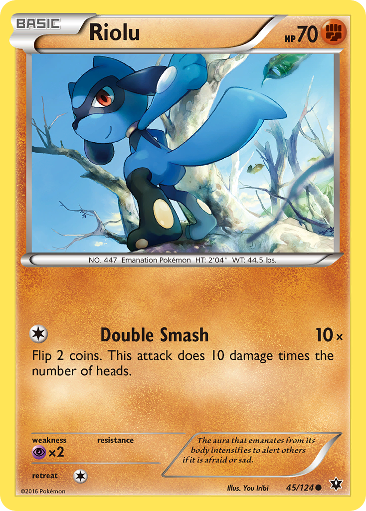 Riolu (45/124) [XY: Impact des Destins]