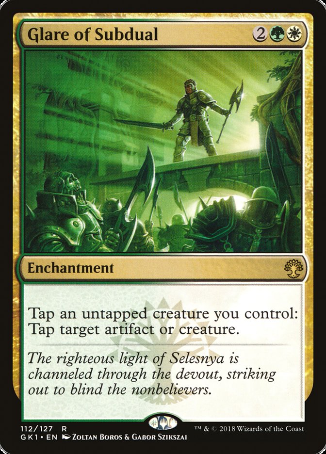 Lueur de la subjugation [Guilds of Ravnica Guild Kit]