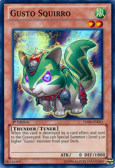 Gusto Squirro [HA06-FR011] Super Rare